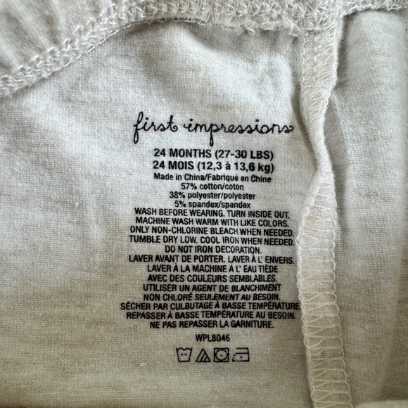 FIRST IMPRESSIONS | Toddler Girl  Leggings - 24 Months - Picture 3 of 3